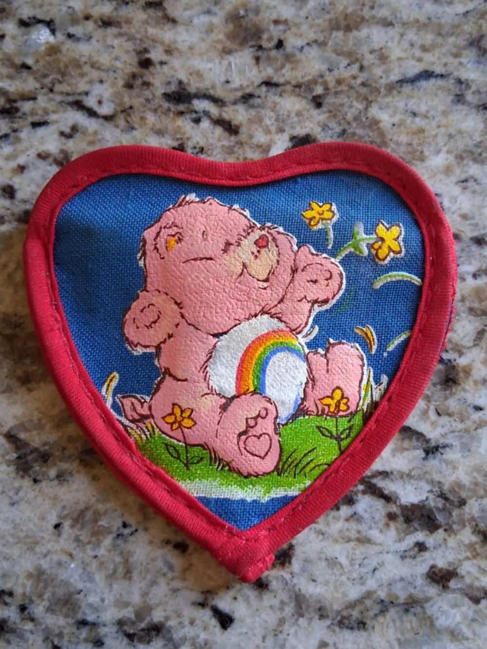 Care Bears Coin Purse with belt loop, Vintage 1980s